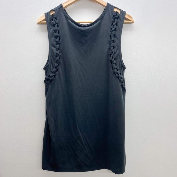 Free People Sun & Shadow Modal Tank | Braided Detail | Size M - Picture 1 of 6